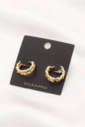 Curb Link Rhinestone Huggie Earring - Dassefy